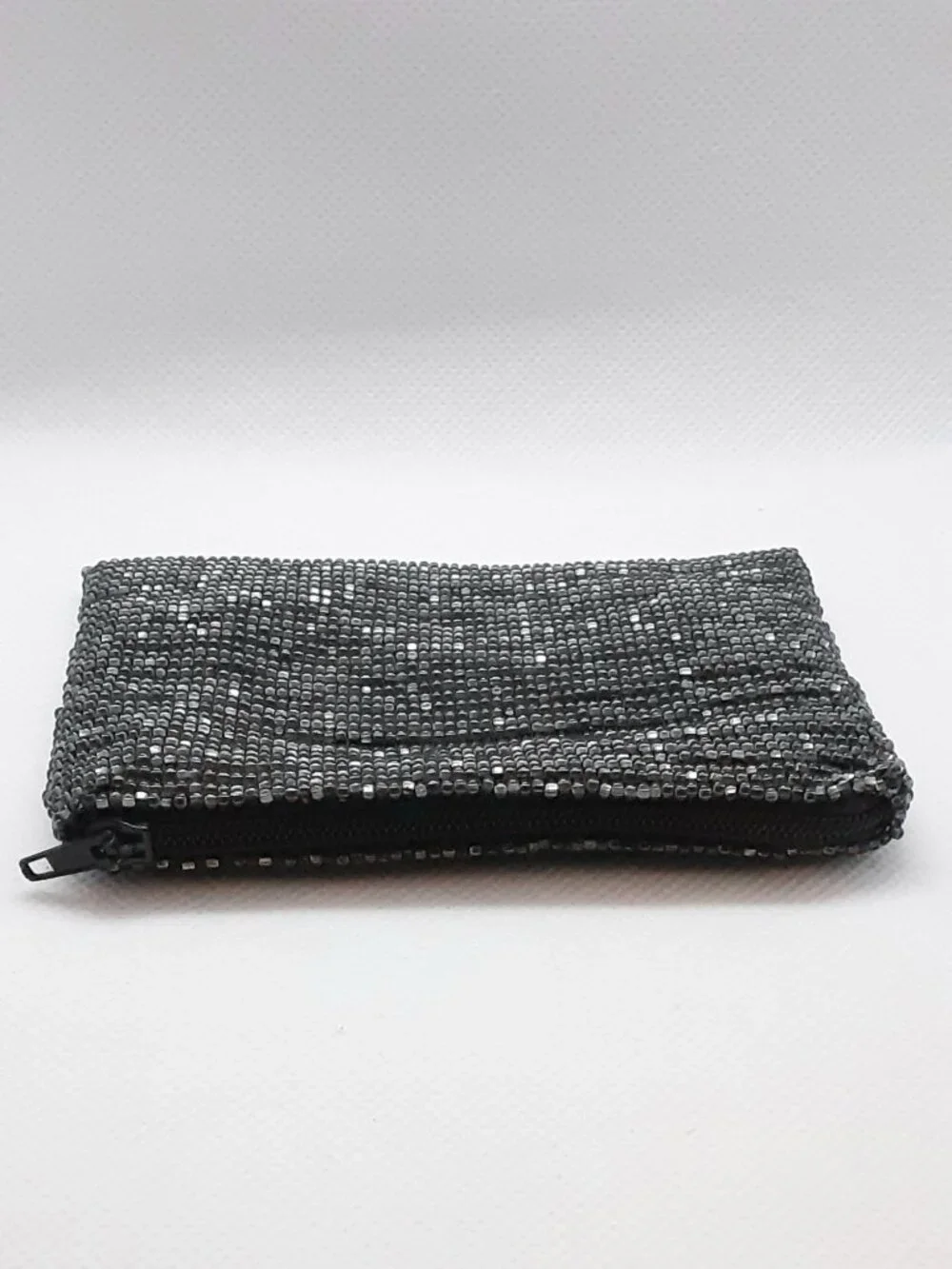 NEW zippered handmade glass beaded coin purse - Picture 2 of 9